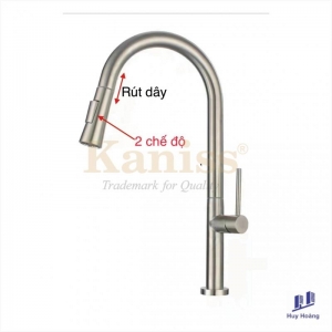 Vòi chén lạnh rút dây Kaniss KS-5319R