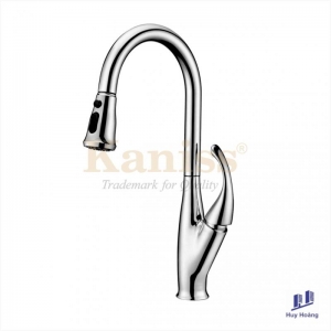 Vòi chén nóng lạnh dây rút Kaniss KS-2359K