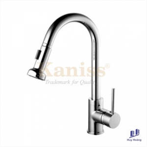 Vòi chén nóng lạnh dây rút Kaniss KS-2381R
