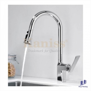 Vòi chén nóng lạnh dây rút Kaniss KS-2383