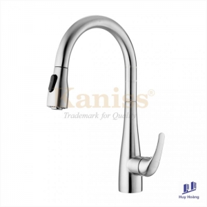 Vòi chén nóng lạnh dây rút Kaniss KS-5344BG