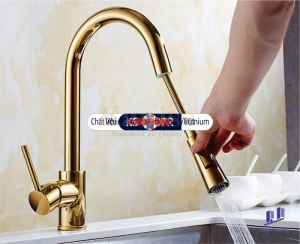 Vòi chén nóng lạnh dây rút Kaniss KS-9307R