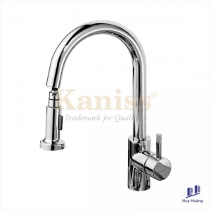 Vòi chén nóng lạnh rút dây Kaniss KS-2372R