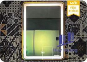 Gương LED khung nhôm Đình Quốc DQ 7773 80 × 100 cm