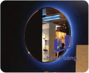 Gương tròn LED khung inox Đình Quốc DQ 9909 60 × 60 cm