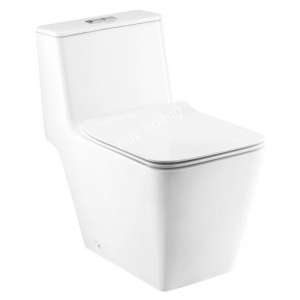 Bồn Cầu COTTO C10327 1 Khối Quado Xả Nhấn