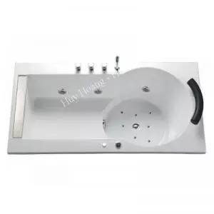 Bồn Tắm CAESAR MT211SAL/SAR Massage Hơi Xây 1.7M
