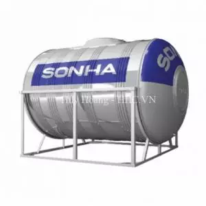 Bồn Nước Inox Sơn Hà 6000L Ngang Phi 1380