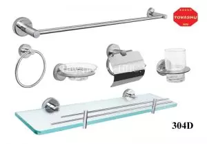 BỘ PHỤ KIỆN INOX CAO CẤP 6 MÓN 304D Tovashu