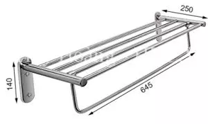 Máng Khăn Bồn Xếp  Tovashu