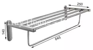 Máng Khăn Bồn Xếp 304-H1  Tovashu