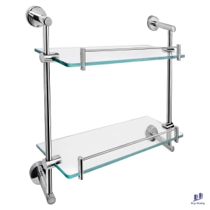 Kệ kiếng 2 tầng inox 304 Tovashu T2