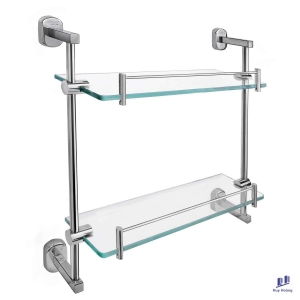Kệ kiếng 2 tầng inox 304 Tovashu K2