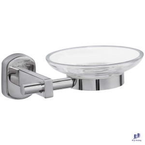 Kệ xà bông kiếng nắp ovan inox 304 Tovashu C2