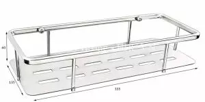 Kệ Inox Tấm Dài Đơn TD1 Tovashu