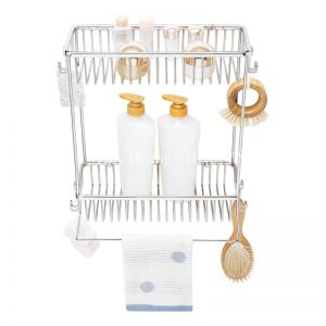 Kệ xà bông lưới đa năng 2 tầng inox 304 Tovashu L3T