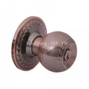 Khóa Tay Nắm Tròn Yale VEM5242 US11 Đồng Đỏ Cửa Phòng Vệ Sinh