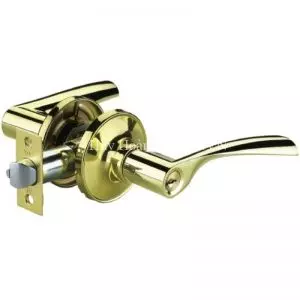 Khóa Tròn Gạt Yale VL5377 US3 Vàng Đồng Cửa Phòng