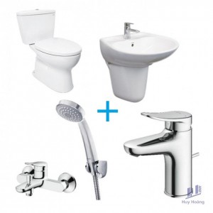Combo TOTO 07 Bộ CS300DT3Y1 + LHT300CR + TLS04301V + TBS04302V + DGH104ZR