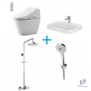 Combo TOTO 09 Combo5A TOTO Bộ C971/TCF9433A + LT5616C+ TBW01401B + TBW01010A