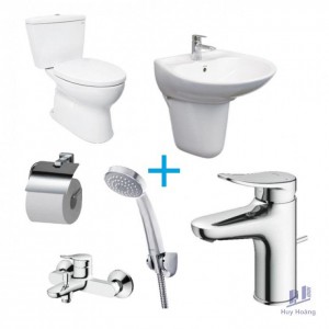 Combo TOTO 10 Bộ CS300DT3Y1 + LHT300CR + TLS04301V + TBS04302V + DGH104ZR + YH408RV