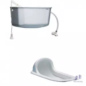 Bồn Cầu Xổm Caesar CS1230 Có Két Nước T1100