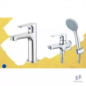 Combo Caesar B060CU + S063C Vòi Lavabo Và Sen tắm Lạnh