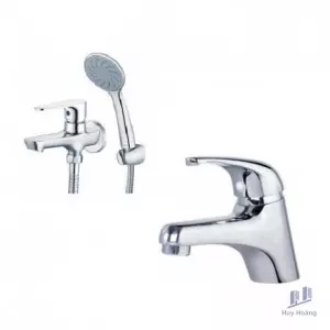 Combo Caesar B109CU + S063C Vòi Lavabo Và Sen tắm Lạnh