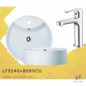 Combo Caesar Lavabo Và Vòi Lạnh LF5240 + B060CU