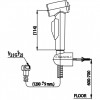 voi-xit-toilet-cotto-ct980hwhhm - ảnh nhỏ 2