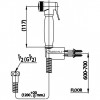 voi-xit-toilet-cotto-ct981brcrhm - ảnh nhỏ 2