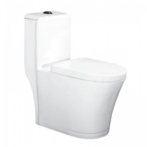Bồn Cầu Hảo Cảnh Melora M06 (V1006) Một Khối 2 Chế Độ Xả Nhấn
