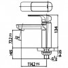 voi-lavabo-cotto-ct1142a-scirocco-lanh - ảnh nhỏ 2