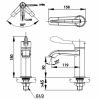 voi-lavabo-cotto-ct1302-linio-lanh - ảnh nhỏ 2