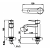 voi-lavabo-cotto-ct1231a-linio-lanh - ảnh nhỏ 2