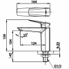 voi-lavabo-cotto-ct1235a-essentia-nuoc-lanh - ảnh nhỏ 2