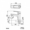 voi-lavabo-cotto-ct1215ahm-lanh - ảnh nhỏ 2