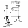 voi-lavabo-cotto-ct2262ay-linio-nong-lanh-than-cao - ảnh nhỏ 2