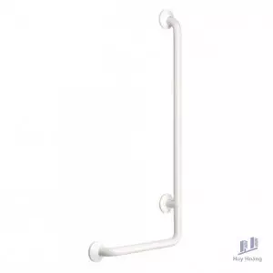 Thanh Tay Vịn Cotto CT727R#WH Thép Bọc Nhựa Chữ L 400x900 mm