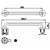 thanh-tay-vin-cotto-ct725l60wh-600mm-mau-trang - ảnh nhỏ 2