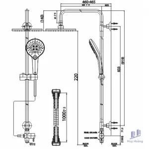 Thân Sen Cây COTTO CT6213Z94ZH017 Nóng Lạnh