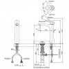 voi-lavabo-toto-tlg01307bpfg-nong-lanh-co-cao-vang-phap-bong - ảnh nhỏ 2