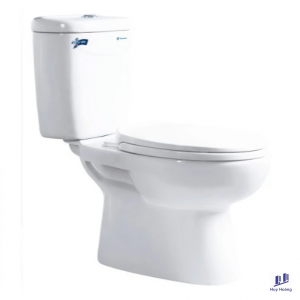 Bồn Cầu Thiên Thanh King CD4829 Toilet 2 Khối Xả Nhấn