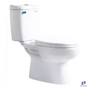 Bồn Cầu Thiên Thanh King CD48 Toilet 2 Khối Xả Nhấn