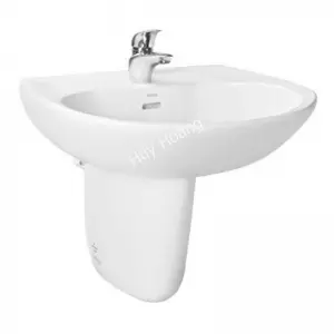 Lavabo TOTO LHT239CR Treo Tường Chân Ngắn