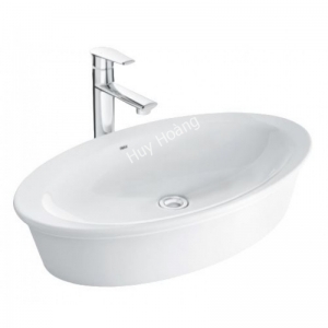 Chậu Rửa Lavabo Inax L-300V (L300V) Đặt Bàn Hình Oval