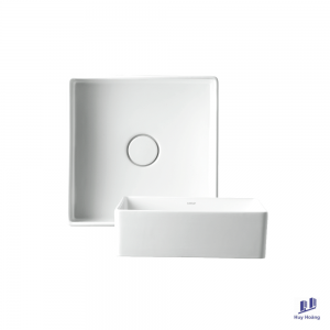Chậu Rửa Mặt Lavabo CAESAR LF5252 Đặt Bàn Vuông