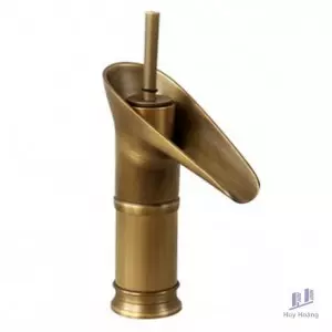 Vòi Lavabo Kanly GCV17 Nóng Lạnh Bằng Đồng Cổ Điển