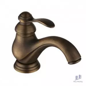 Vòi Lavabo Kanly GCV01 Nóng Lạnh Bằng Đồng Cổ Điển