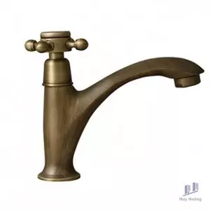 Vòi Lavabo Kanly GCV109 Nóng Lạnh Bằng Đồng Giả Cổ